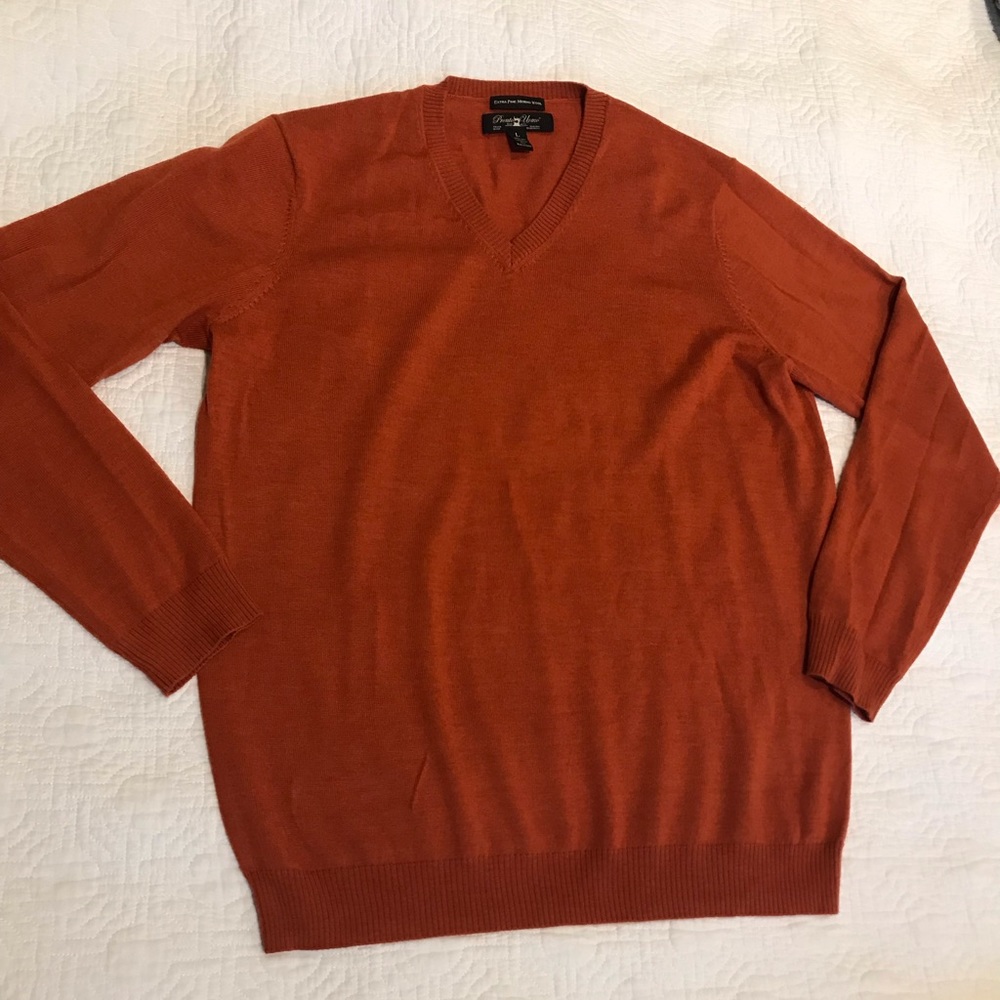 Men’s Merino Wool sweater Sz L